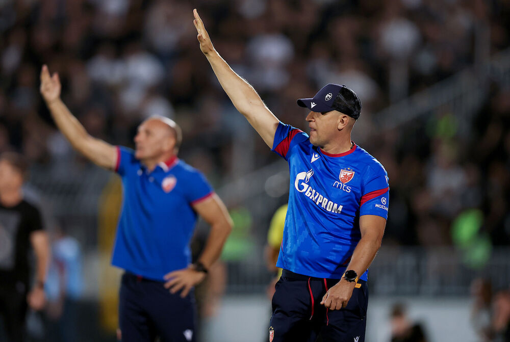 Vladan Milojević na 177. večitom derbiju