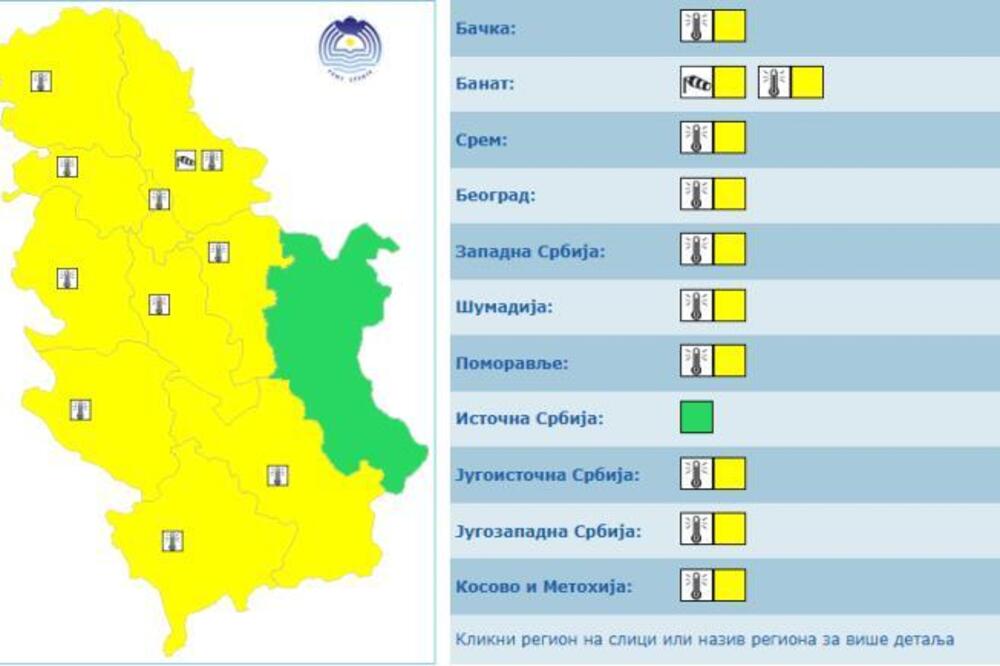 Na snazi meteo alarm! Objavljena najnovija vremenska prognoza! Evo šta nas čeka OD SREDE
