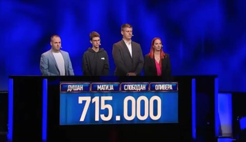 Takmičari u kvizu 'Potera'