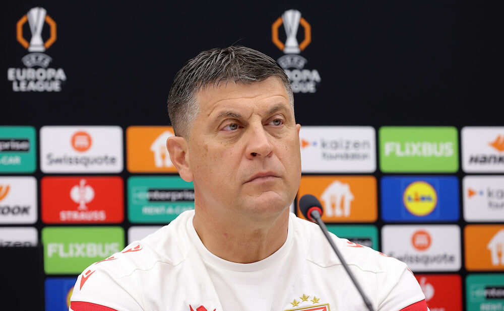 Vladan Milojević na konferenciji za medije pred utakmicu Crvene zvezde i Seltika