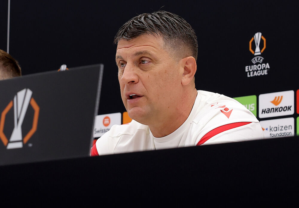 Vladan Milojević na konferenciji za medije pred utakmicu Crvene zvezde i Seltika