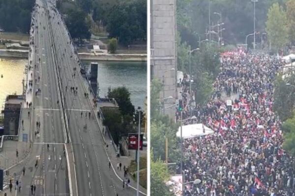 Zatvorena Takovska ulica i Brankov most: Gužve u Beogradu zbog protesta