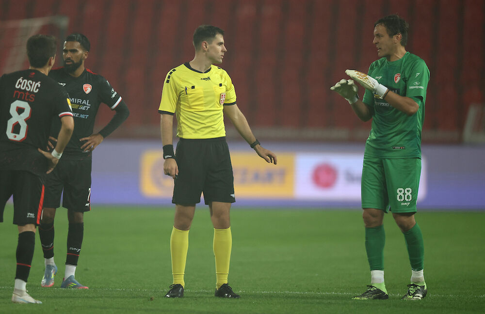 Vladimir Stojković na utakmici Crvene zvezde i kragujevačkog Radničkog