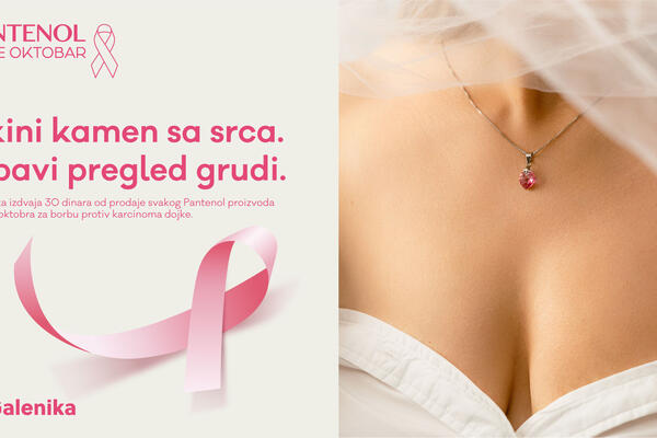 Skini kamen sa srca, OBAVI PREGLED GRUDI Galenika šestu godinu zaredom uz žene u borbi protiv raka dojke