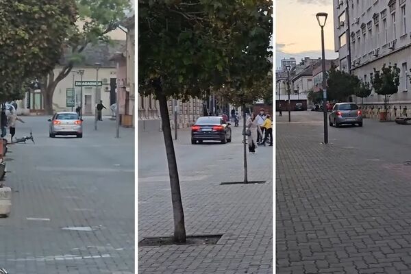 Vozači u Pančevu oborili rekord u bahatosti, mrtvi ladni radili ovo u pešačkoj zoni: Snimak koji je šokirao sve!