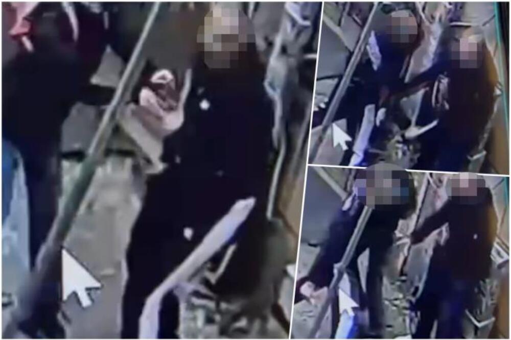 Prvi snimak pokušaja ubistva na Vračaru: Napadač nosio dete, spustio ga, a zatim potegao nož na prolaznika! (VIDEO)