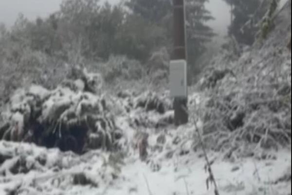 Zabelela se sela kod Prokuplja: Snežni pokrivač prekrio planinu Vidojevicu, pojedina mesta ostala bez struje