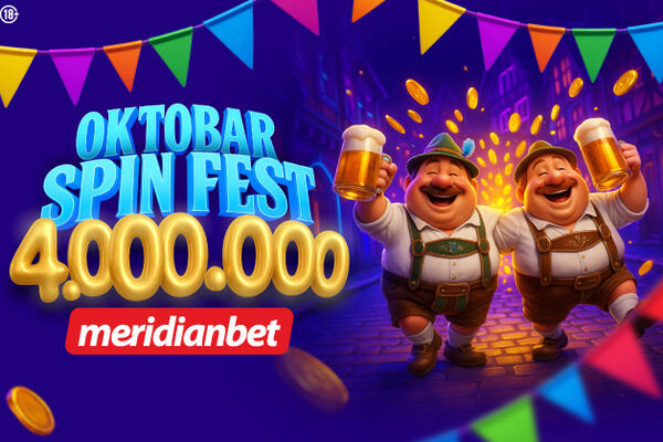 MERIDIAN DONOSI OKTOBAR SPIN FEST – ČETIRI NEZABORAVNE NEDELJE I 4.000.000 KOJI MENJAJU SVE IZ KORENA!