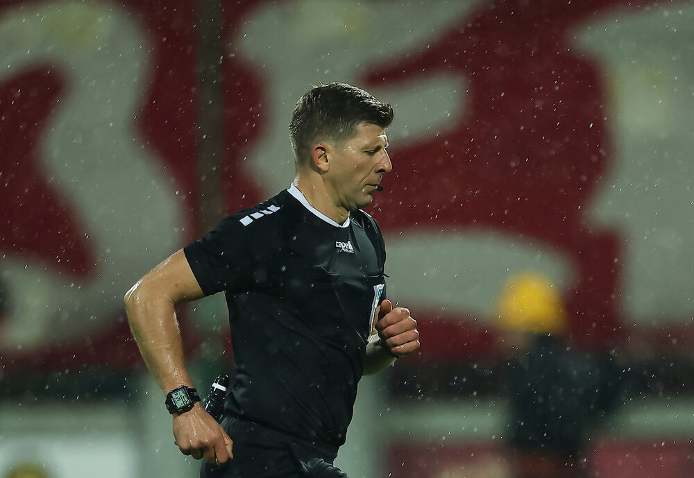 Novak Simović na utakmici Napretka i Crvene zvezde u Kruševcu