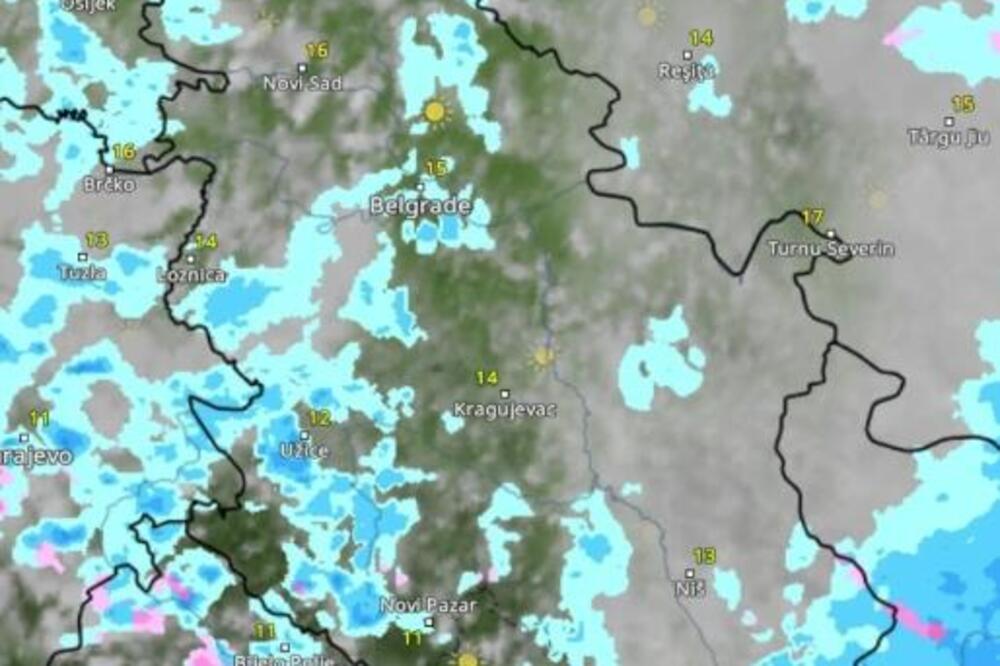 POGLEDAJTE KAD ĆE TAČNO I GDE U SRBIJI KRENUTI SNEG: Radarski snimci pokazuju precizno šta nas čeka DO PONOĆI! FOTO