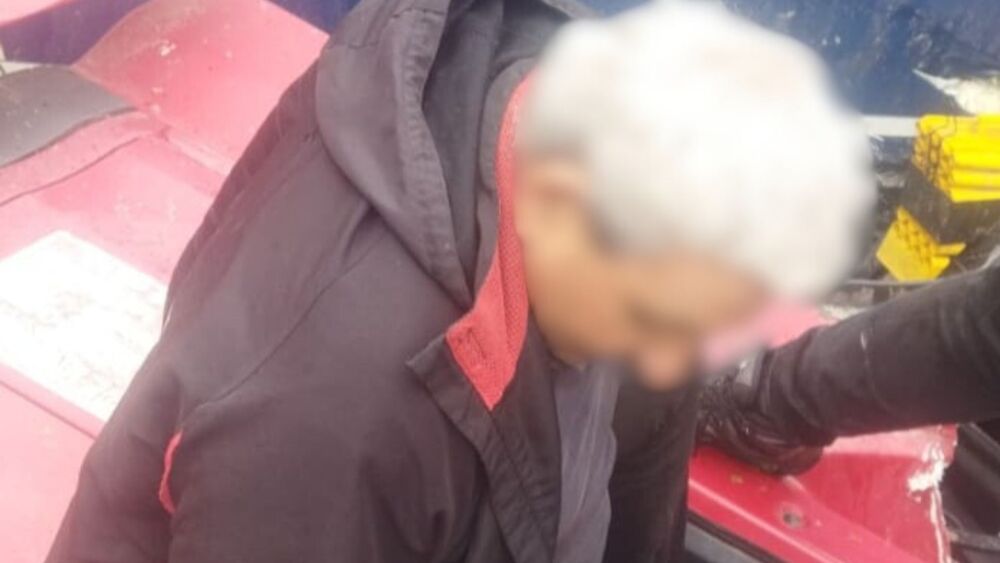 Vozač kamiona nakon nesreće