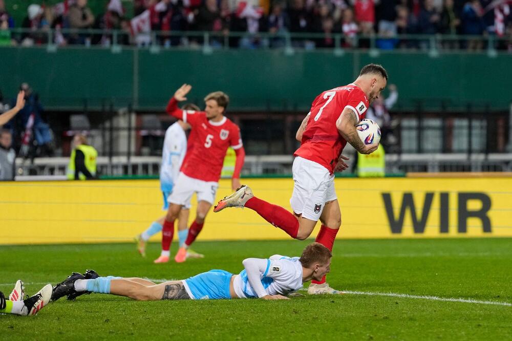 Marko Arnautović ušao u istoriju Austrije sa četiri gola, bruka Crne Gore i nesreća Bosne na Kipru