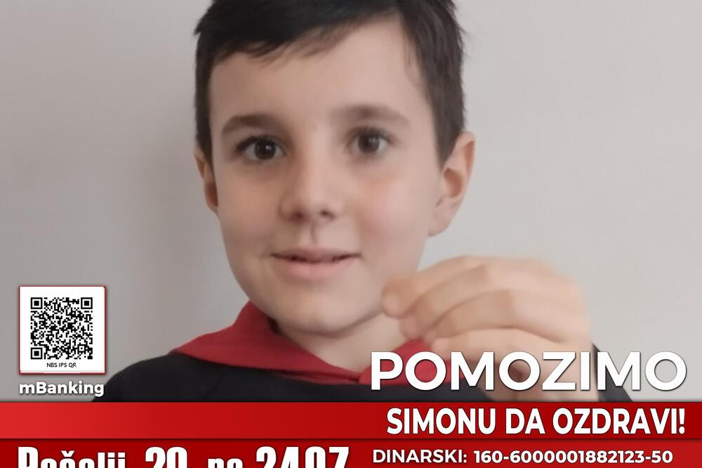 Simon ne govori, pred njim su dve važne terapije u inostranstvu: Porodica ne može sama, ujedinimo se i pomozimo mu