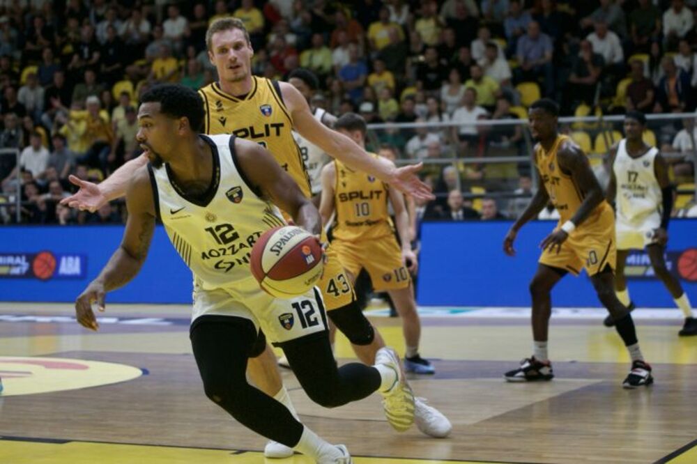 Detalj sa utakmice Splita i Partizana