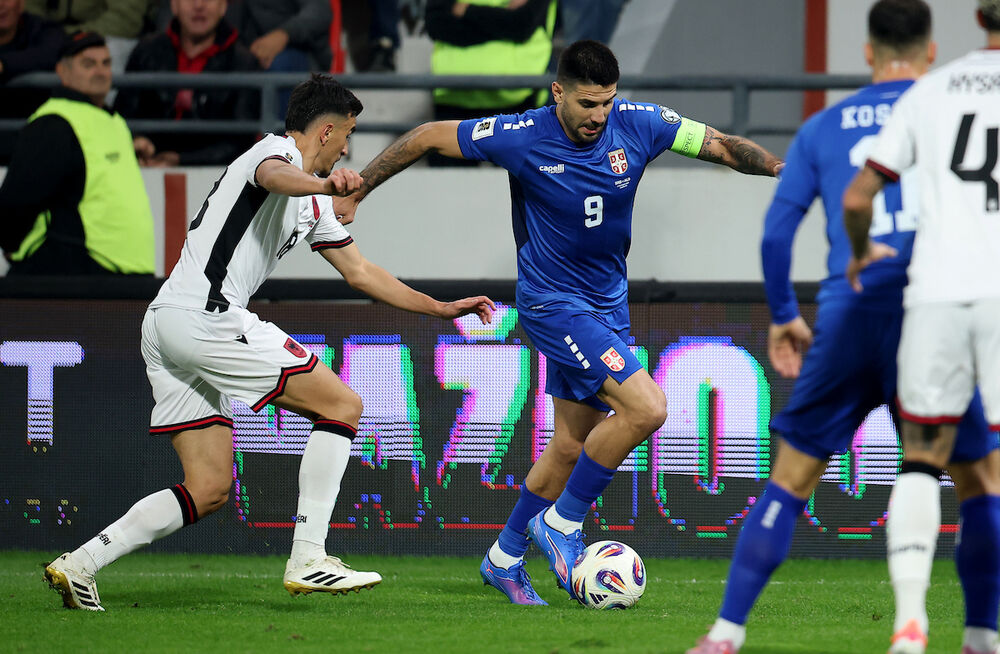 Detalj sa utakmice Srbije i Albanije