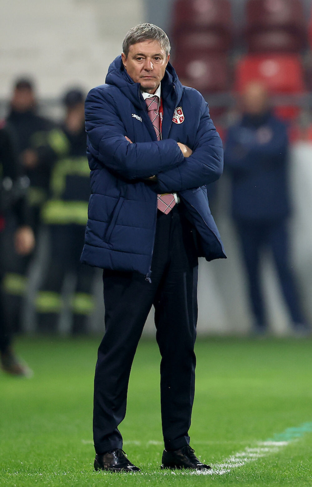 Dragan Stojković Piksi na utakmici Srbije i Albanije