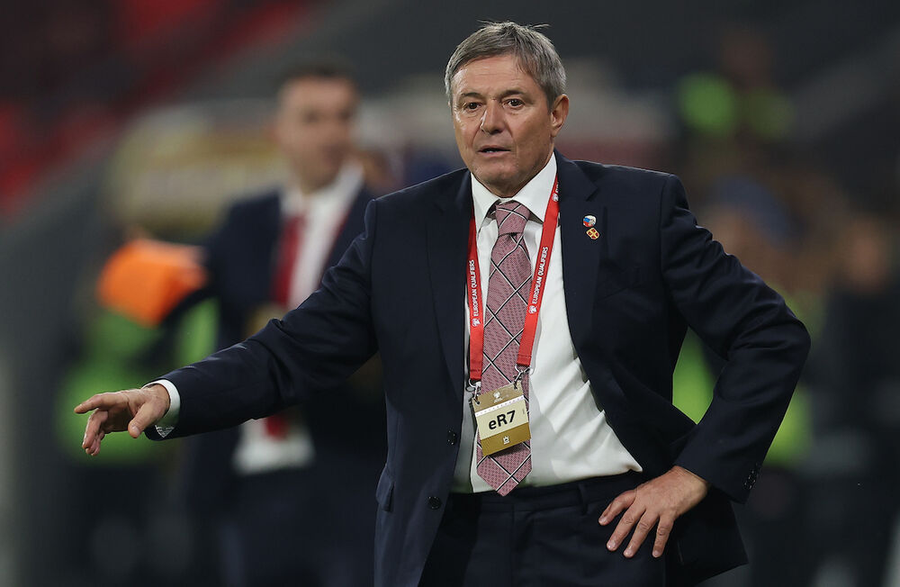 Dragan Stojković Piksi na utakmici Srbije i Albanije