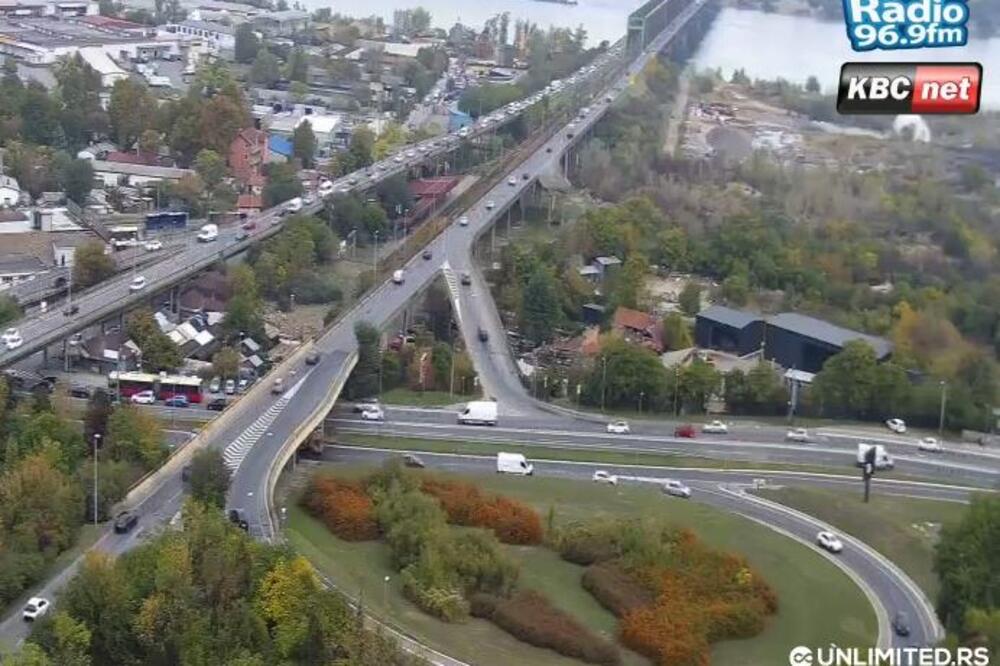 OD JUTROS KRKLJANAC NA PANČEVAČKOM MOSTU: Vozila stoje u mestu, nije bolja situacija ni u OVIM delovima grada! FOTO