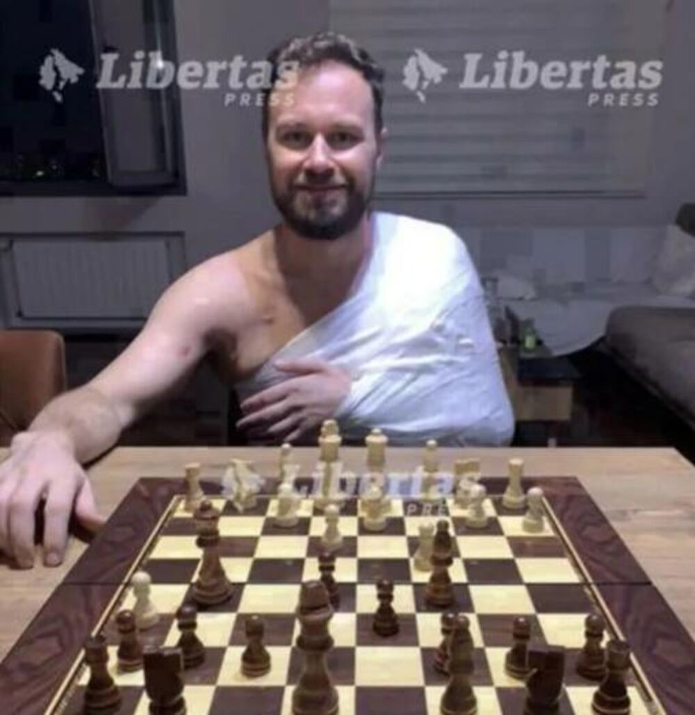 Zvicer nakon ranjavanja u Ukrajini