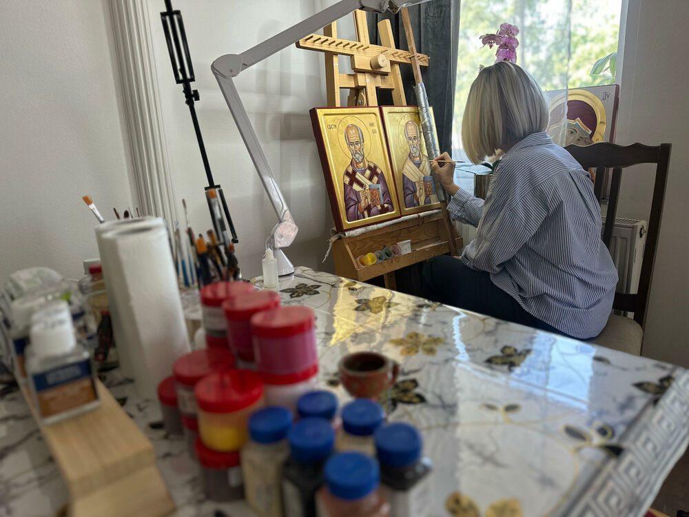 Kristina svoj mir pronašla u ikonopisanju 