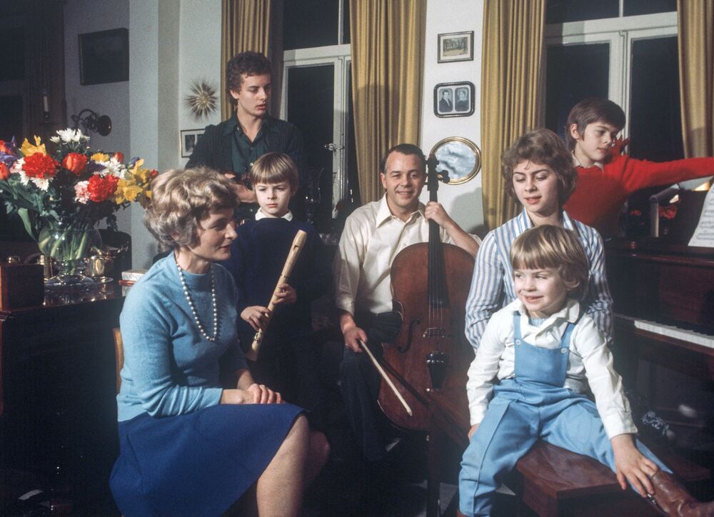 Ursula fon der Lajen kada je bila dete