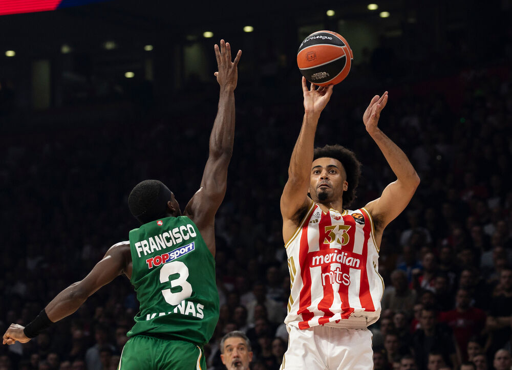 Detalj sa utakmice Crvene zvezde i Žalgirisa iz Kaunasa