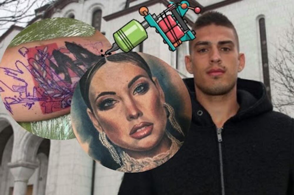 IMA ISTETOVIRANU MIRKU NA GRUDIMA, A NA RUCI... Vujadin u jeku AFERE REKET prekrio NAVIJAČKU tetovažu - TU SU FOTKE