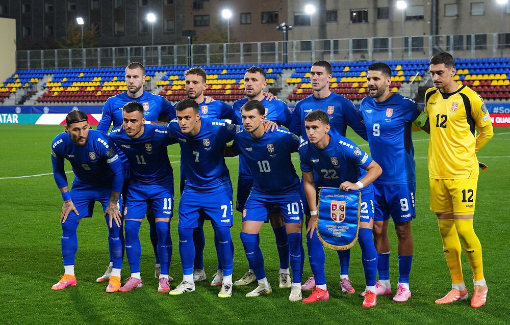 Fudbaleri Srbije pred utakmicu protiv Andore