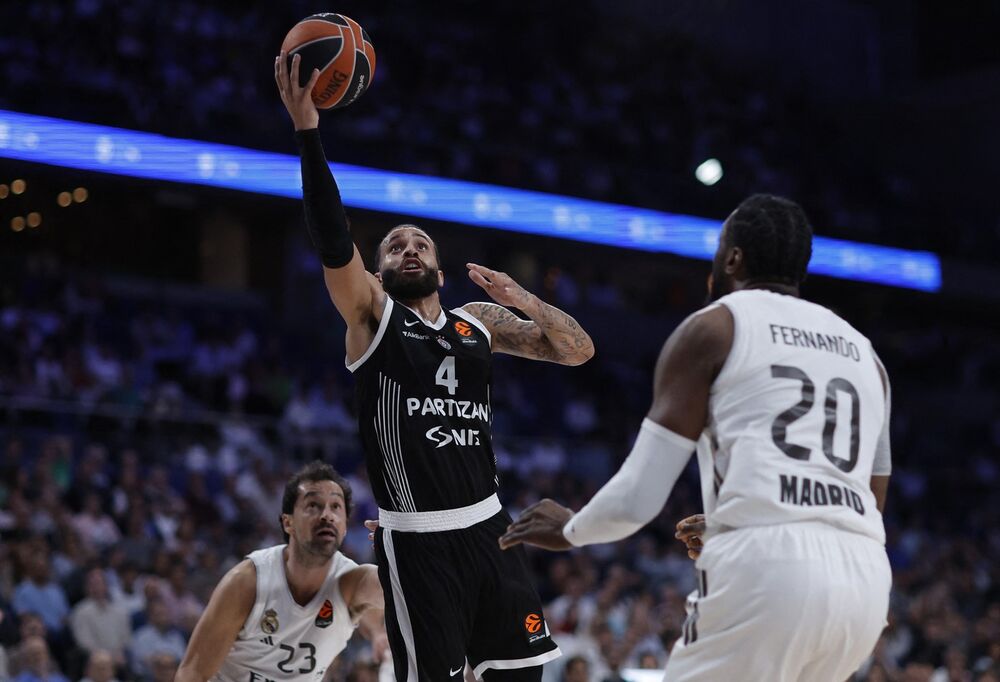 Detalj sa utakmice Real Madrida i Partizana