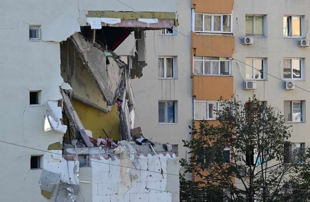 Bukurešt, Rumunija, Eksplozija, Zgrada