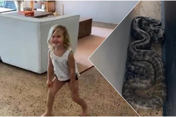 SNIMAK ZBOG KOG ĆETE ZANEMETI! Otac uči ćerku kako da iznese ZMIJURINU iz kuće - SRBI OVO NE MOGU DA ZAMISLE!