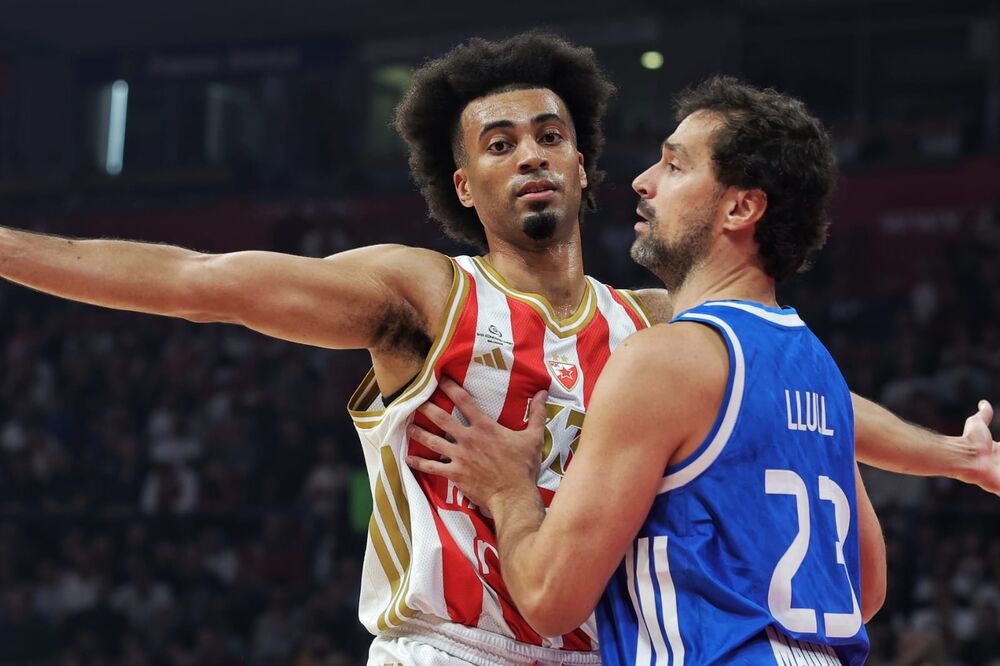 Džordan Nvora na utakmici Crvene zvezde i Real Madrida