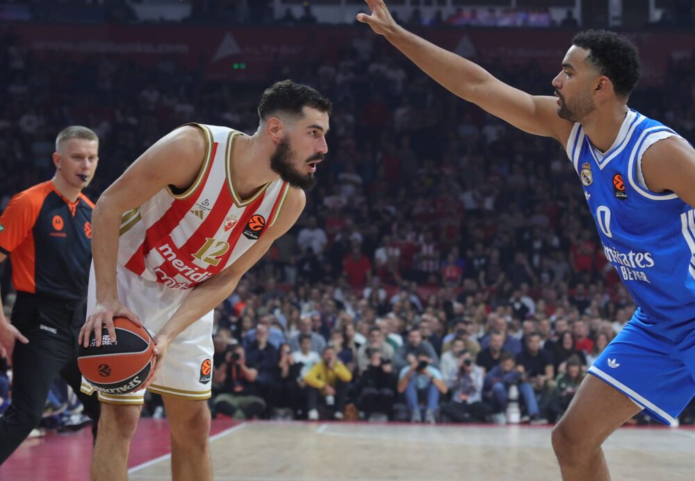 Detalj sa utakmice Crvene zvezde i Real Madrida