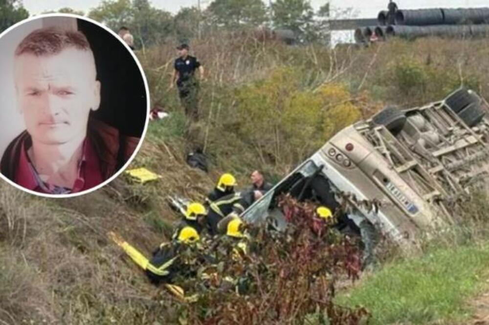 Ceo moj život si mi fallio... Oglasio se sin muškaraca koji je poginuo u prevrtanju autobusa kod Sremske Mitrovice