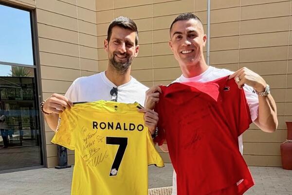 Moćna fotka Đokovića i Ronalda!