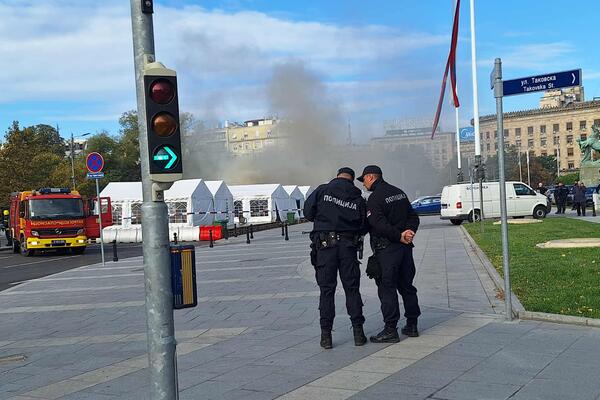 Jedna osoba ranjena, a jedna uhapšena u kampu kod Narodne skupštine!