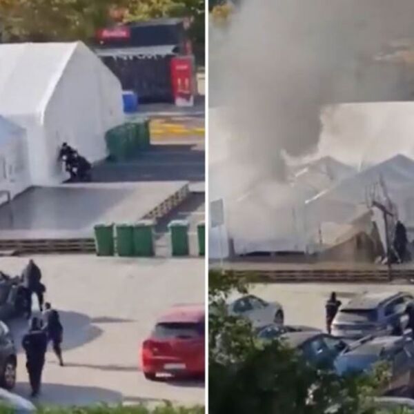 "Baci oružje, lezi dole": Isplivao snimak pucnjave i hapšenja u kampu ispred Skupštine Srbije, JEZIVO! (VIDEO)