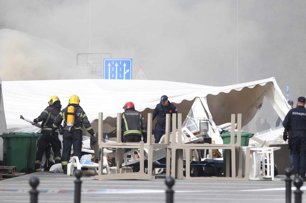 Određen pritvor osumnjičenom za pokušaj ubistva i izazivanje požara ispred Skupštine!