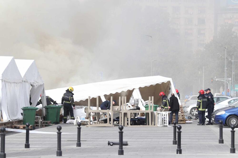 Oglasio se MUP povodom pucnjave i požara ispred Skupštine: Evo šta se sve stavlja na teret uhapšenom!