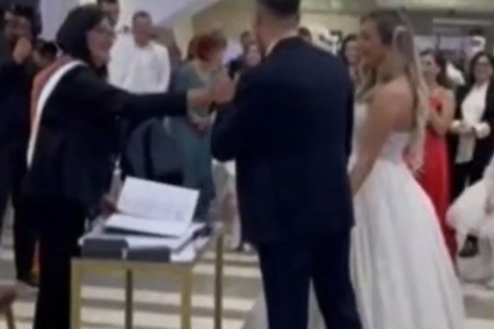 "EEE SNAJKA...AKO TI NIJE JASNO, BIĆE" Snimak sa venčanja digao Srbe na noge, potez mladoženje šokirao celu zemlju!