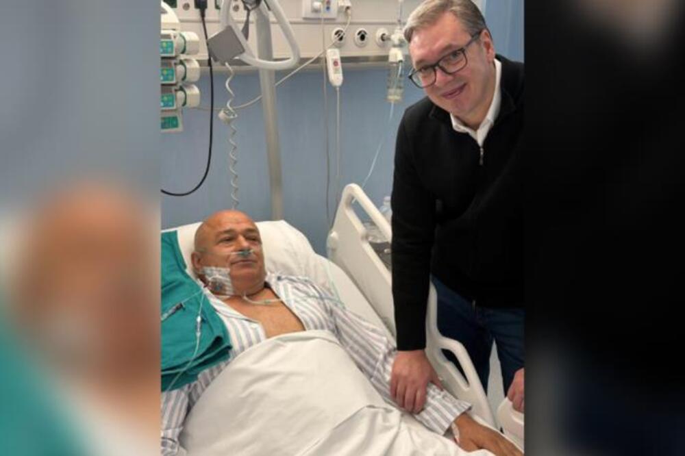 Predsednik Vučić posetio ranjenog Milana Bogdanovića: Napadača pitao treba li mu nešto, pa dobio metak!