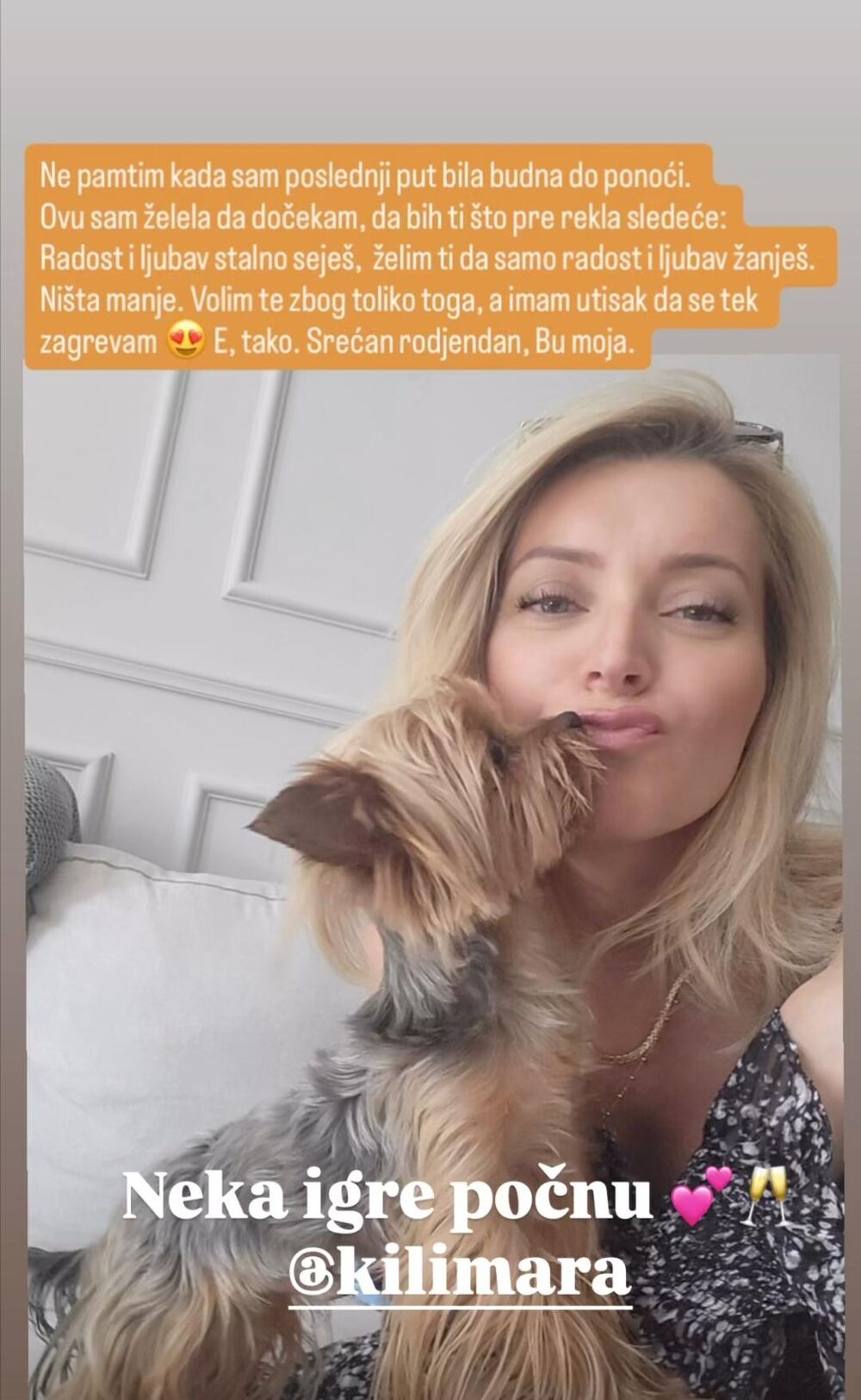 Voditeljka je čestitala drugarici rođendan dirljivim rečima