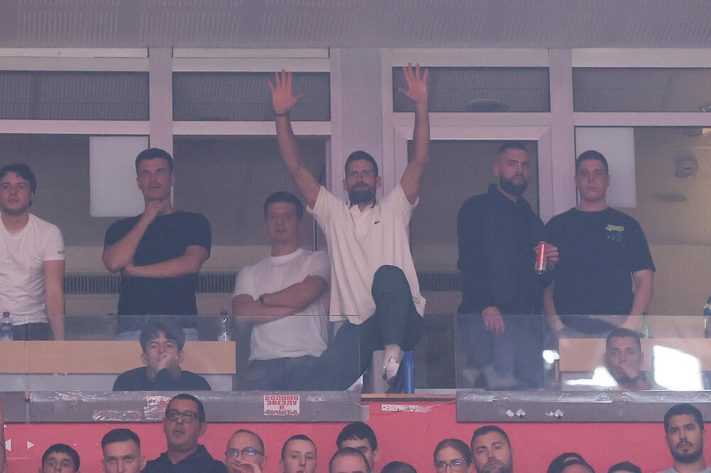 Novak Đoković u transu bodrio Crvenu zvezdu! (Video)