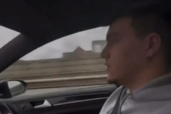 Petar se hvalio bahatom vožnjom, pa... Bivši policajac jurcao 266 km/h po vlažnom putu, sestra ga snimala! (VIDEO)