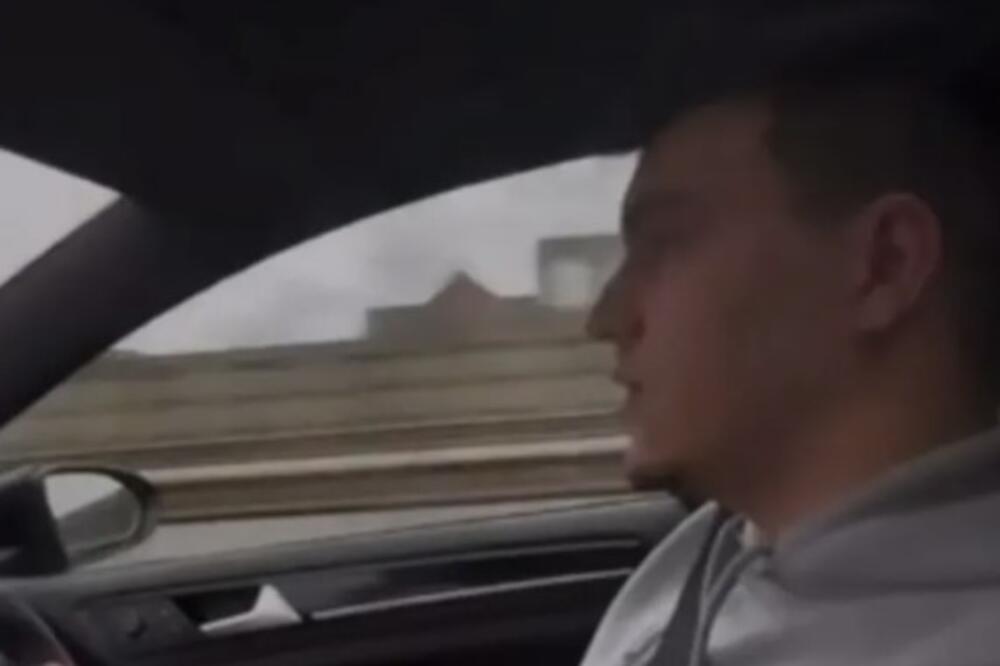 Petar se hvalio bahatom vožnjom, pa... Bivši policajac jurcao 266 km/h po vlažnom putu, sestra ga snimala! (VIDEO)