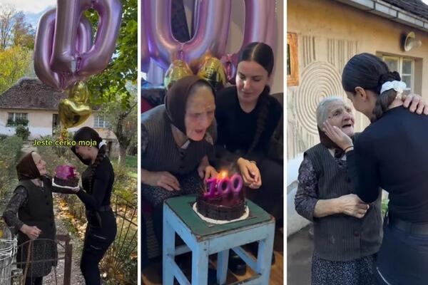 "Ja ću se boriti da živim još tolko!" Baka Mirjana proslavila 100. rođendan, njene reči će istopiti Balkan (VIDEO)