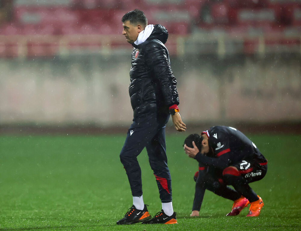 Vladan Milojević na utakmici Radničkog i Crvene zvezde u Nišu