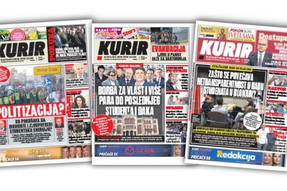 Agenda studentskih zahteva: Upozoravali smo da su interesi studenata utopljeni u političke ambicije pojedinaca