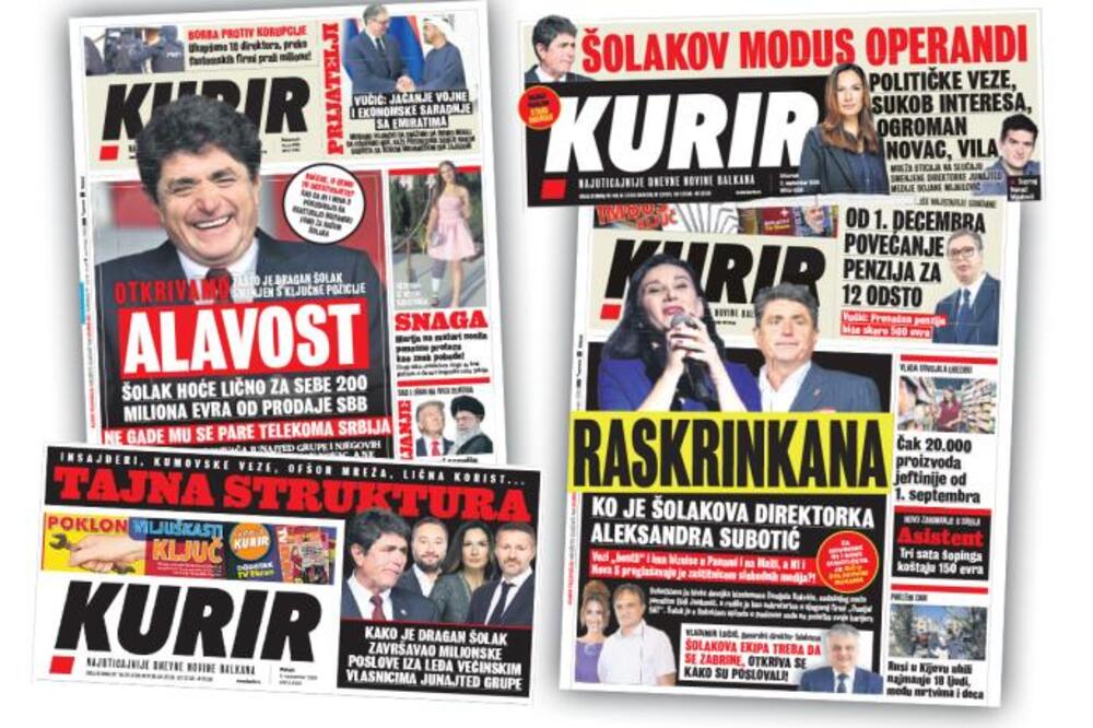 Šolak godinama potkradao poslovne partnere: Kako je funkcionisala mreža za izvlačenje para iz zajedničke kompanije