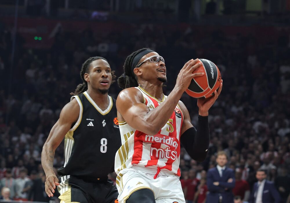 Čima Moneke na utakmici Crvene zvezde i Asvela